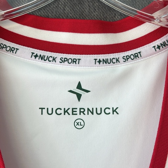 NWT Tuckernuck White and Retro Red Suzanne Tennis Dress. Size XL - Picture 7 of 7